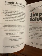 Simple Solutions Mathematics Grade K Workbook Kindergarten Math Homeschool NEW