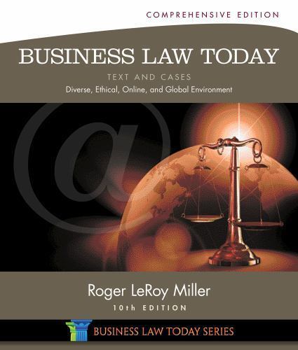 Business Law Today, Comprehensive: Te- 1285428935, hardcover, Roger LeRoy Miller
