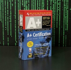 A+ certification 2nd Edition Study Guide Hardcover Book (NO CD-ROM INCLUDED)