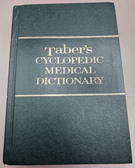 Taber’s Cyclopedic Medical Dictionary – Edition 14 (1981, Hardcover) Like New