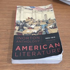 The Norton Anthology of American 10th Edition Paperback -Used