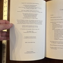 Navarre Bible 3 Book Lot Matthew Mark Luke 1993 Four Courts Commentaries. Read