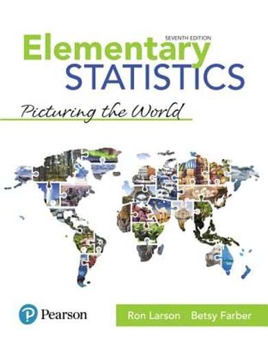 Elementary Statistics: Picturing the World by Ron Larson: New