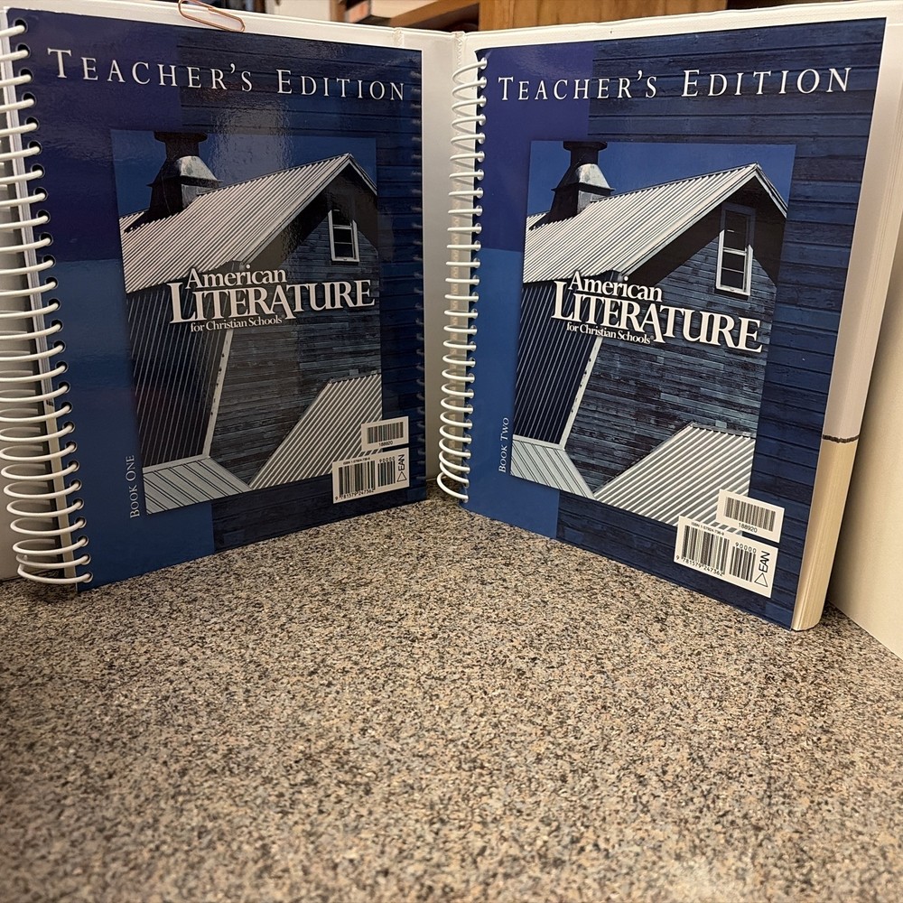BJU American Literature, Teacher’s Ed. 2nd Ed. ( Book 1 & 2)