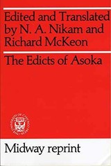 Edicts of Asoka (Midway Reprint Series) – Paperback, by Nikam N. A.; – Very Good
