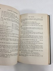 Analytic Geometry W. Wilson & J. Tracey revised edition copyright 1923