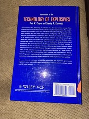 Introduction to the Technology of Explosives by Stanley R. Kurowski and Paul W.