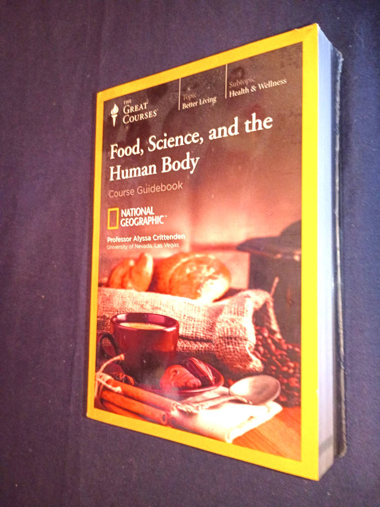 Teaching Co Great Courses DVDs : FOOD, SCIENCE & the HUMAN BODY new