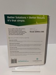 Microsoft Excel 2019 & 365 Level 1 of 3 Alex Scott MOS Spiral Like New