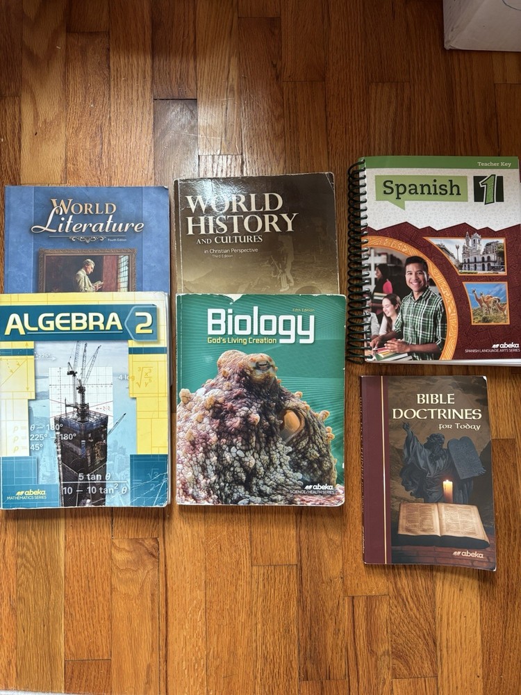Abeka 10th Grade Textbook And Teachers Kit Full Year Including Spanish 1