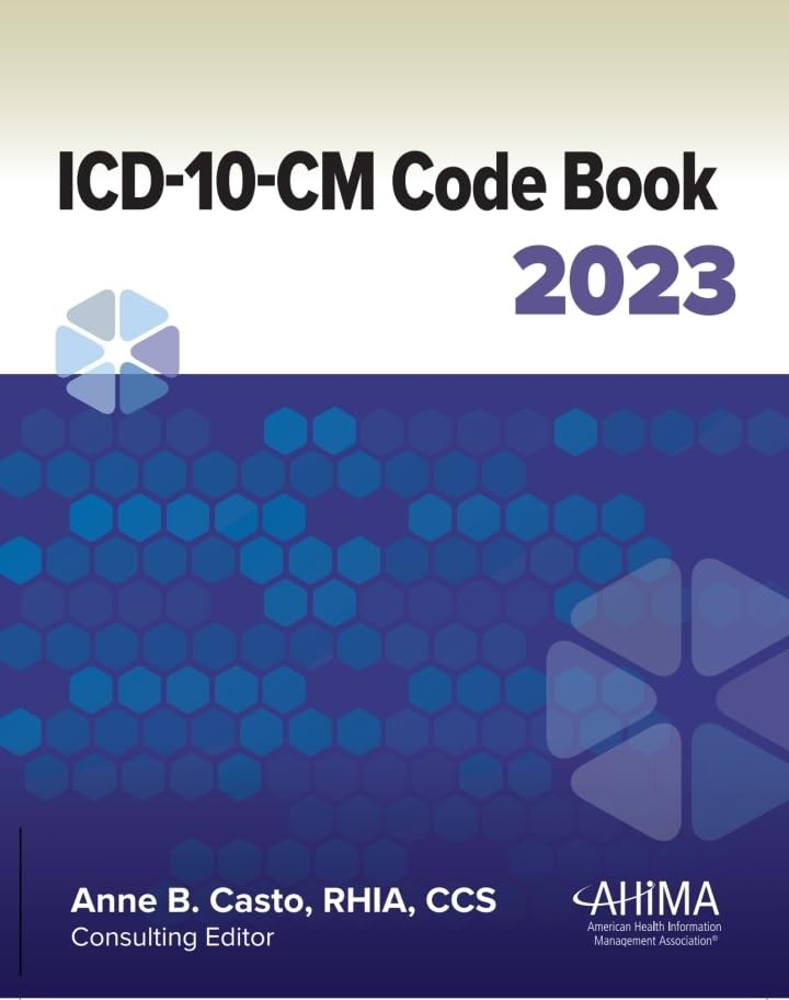 ICD-10-CM Code Book, 2023 [Paperback] Casto, Anne