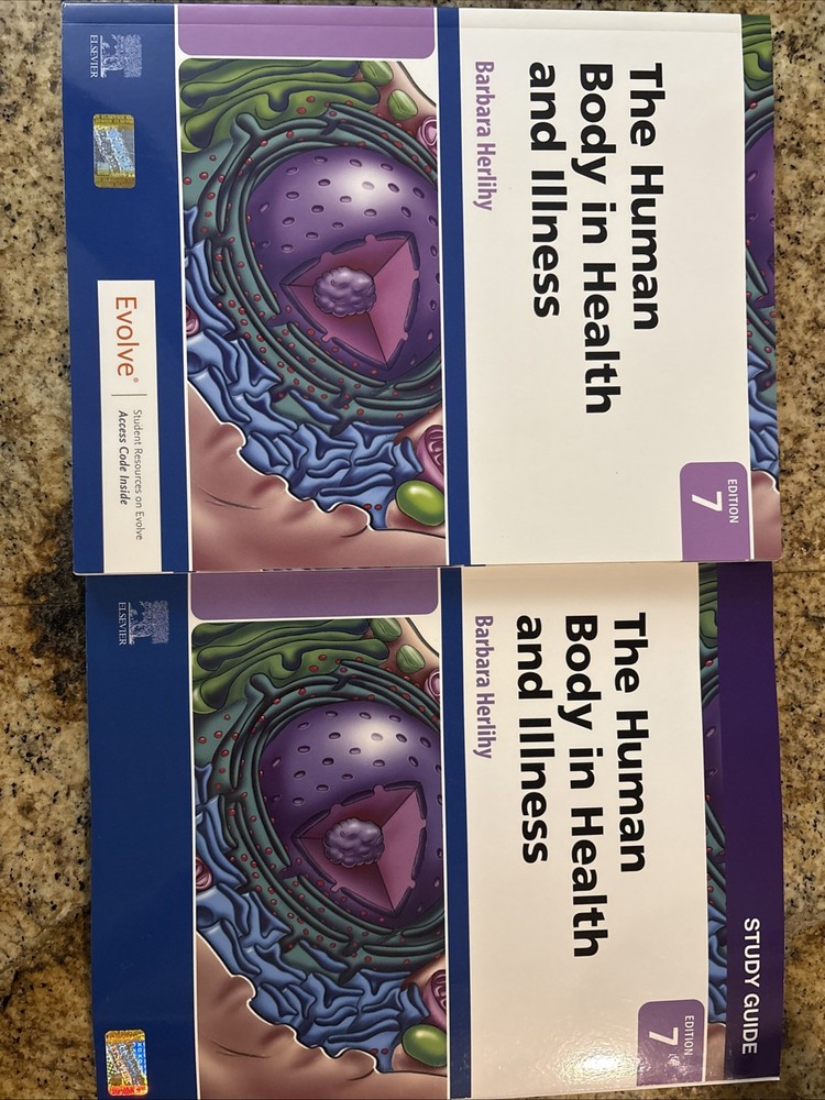 The Human Body in Health and Illness – Paperback 7th Edition + Study Guide