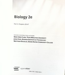 OpenStax Biology 2e 2-Volume Paperback Set 2018 Clark Choi Douglas new unused