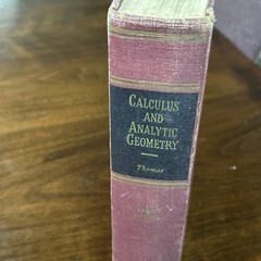 Calculus and Analytic Geometry by George B. Thomas Jr. 1961 3rd Ed. Hardcover