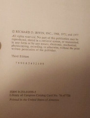 Advanced Accounting 3rd Edition Griffin, Williams, & Larson (1977) HC 1970’s