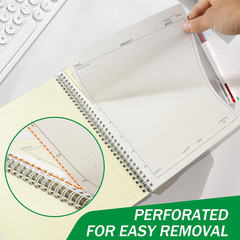Carbonless Lab Notebook – 50 Carbonless Sets(8.5” X 11”), Carbon Copy Science