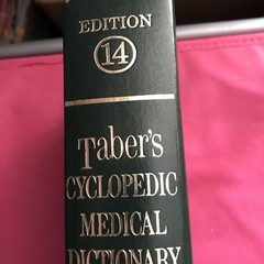 Medical Dictionary, F.A. Davis Co., 14th Edition HC Tabers BOOK