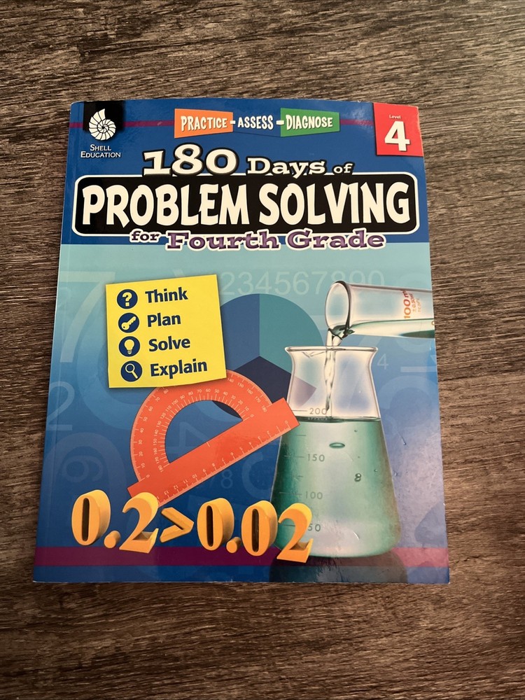 180 Days(tm) Problem Solving for Fourth Grade: Practice, Assess, Diagnose: Used