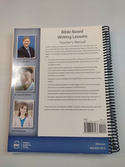 IEW Bible-Based Writing Lessons Teacher’s Manual by Pudewa, Webster Paperback