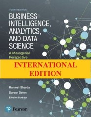 Business Intelligence, Analytics, and Data Science- Sharda, 4th International Ed