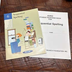 Sequential Spelling 6 for Home Study Learning by Don McCabe w student book