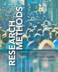 Research Methods for Criminal Justice and Criminology – Hardcover – GOOD