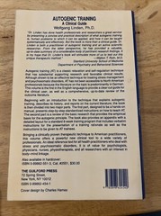 Autogenic Training: Clinical Guide by Linden Paperback