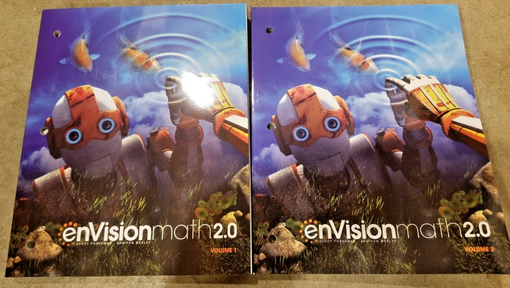 enVision Math Grade 6 Volume 1 & 2 Student Edition Textbook Set 2017 New