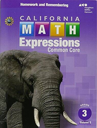 Houghton Mifflin Harcourt Math Expressions California: Homework and Remem – GOOD