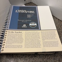 BJU American Literature, Teacher’s Ed. 2nd Ed. ( Book 1 & 2)
