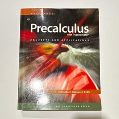 Key Curriculum Precalculus Trigonometry Instructor Resource PB ISBN