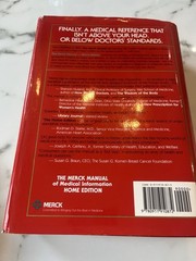 The Merck Manual of Medical Information Home Edition 1997 Paperback – Used