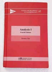 FAST SHIP-Analysis I+ Analys II BY Terence Tao, 4th ED – 2 BOOKS SET- HARDCOVER