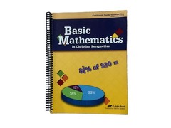 USED Abeka Basic Mathematics 4th Edition Curriculum Guide/Solution Key