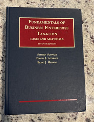 West Academic Fundamentals Business Enterprise Taxation 7th HC Schwarz 2019