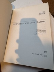 Computers and Computation : Readings from Scientific American Paperback Book