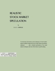 (1972) Realistic Stock Market Speculation by E.S.C. Coppock RARE Reprint