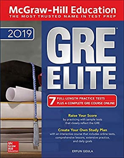 McGraw-Hill Education GRE ELITE 2019 Paperback Erfun Geula