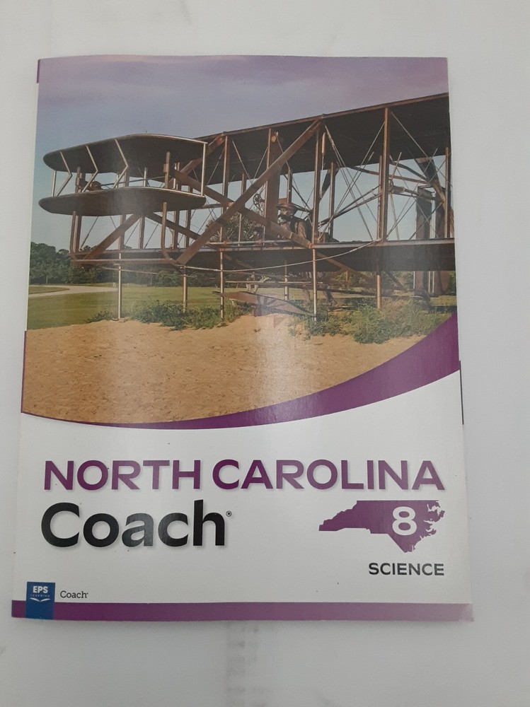 North Carolina Coach Grade 8 Science 2025 Edition Unused 9781429327626