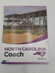 North Carolina Coach Grade 8 Science 2025 Edition Unused 9781429327626