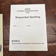 Sequential Spelling 6 for Home Study Learning by Don McCabe w student book