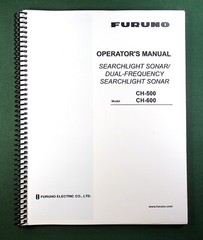 Furuno CH-500 CH-600 Operator’s Manual: Full Color 111 Pages & Clear Covers!