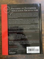Addison-Wesley Patterns of Enterprise Application Architecture Fowler Hardcover