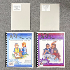 Artistic Pursuits Grades K-3 Vol 1 & 2 COMPLETE w/ Fine Art Prints Brenda Ellis