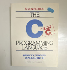 The C Programming Language 2nd Ed Paperback Kernighan Ritchie Prentice 1988 ISBN