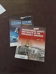 Lot of 2 College Textbooks – Emergency Services Safety (Angle 5th Ed) + Crime…