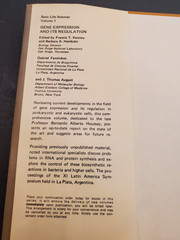 Gene Expression and its Regulation Hollaender, Alexander -HC 1st Edition