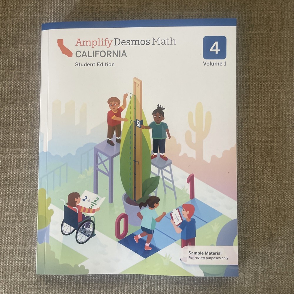 Amplify Desmos Math California Student Edition: 4 Volume 1