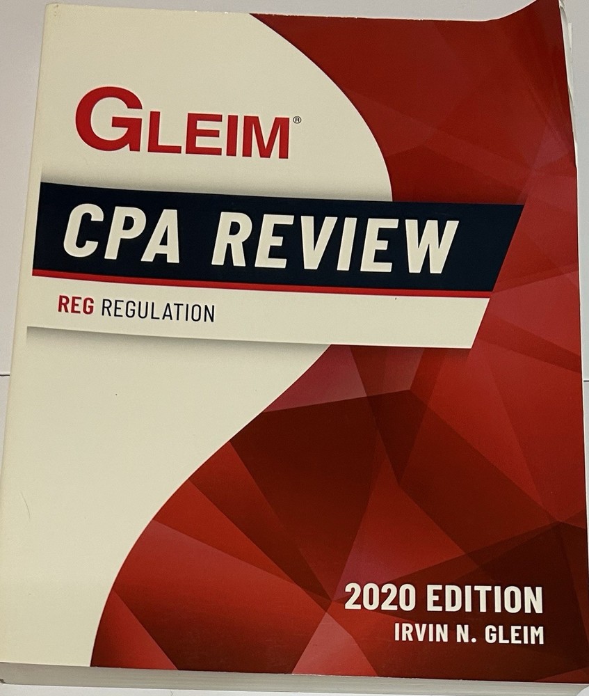 Gleim CPA Review REG Regulation 2020 Edition Study Guide with Sample Questions