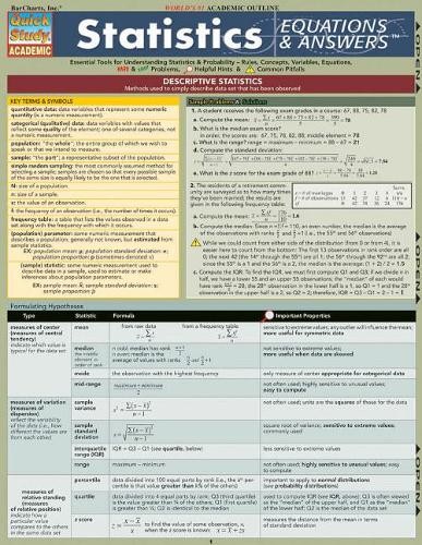 Stephen V Kizli Statistics Equations & Answer (Mixed Media Product) (UK IMPORT)